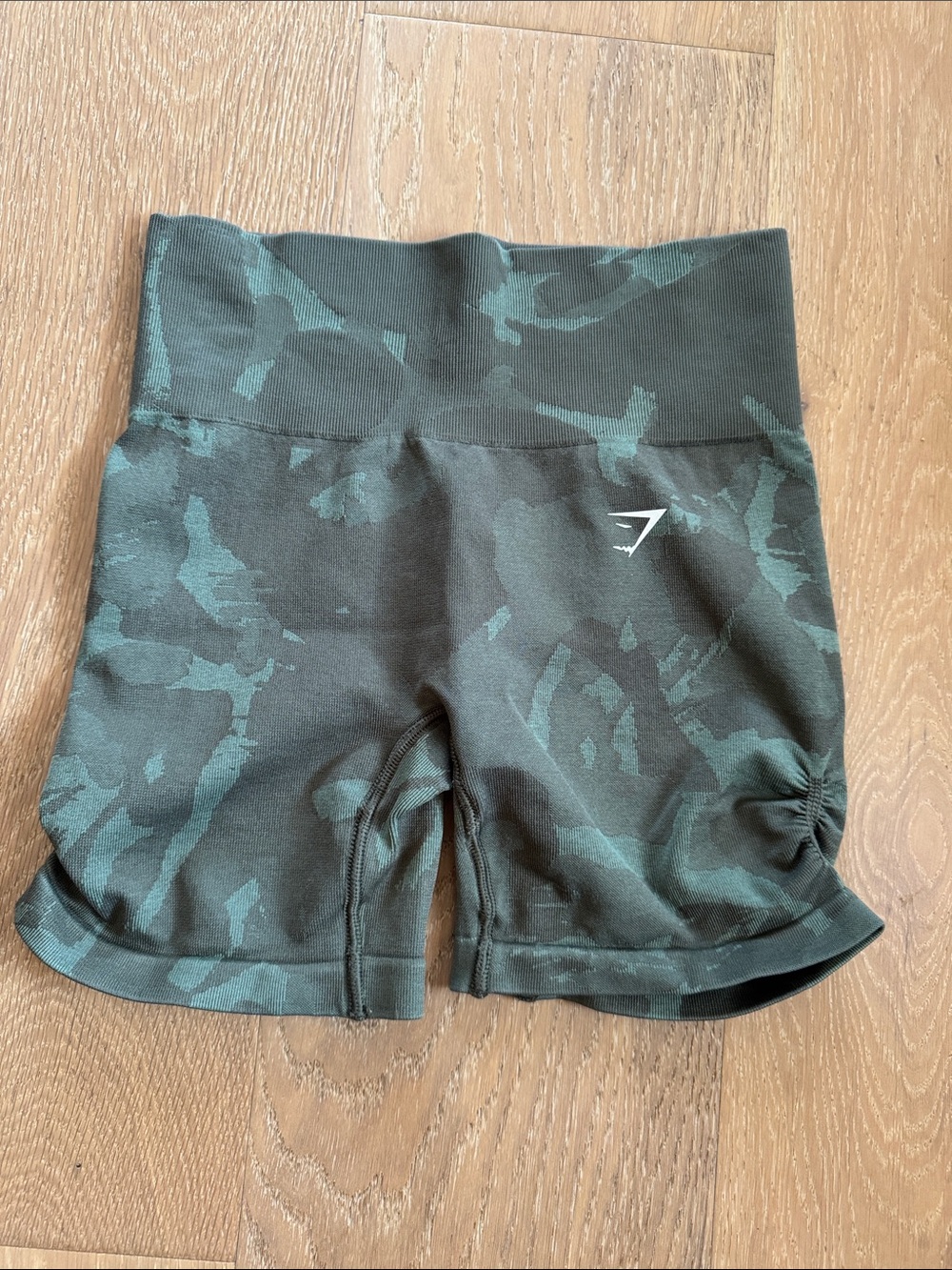 Camo gymshark shorts